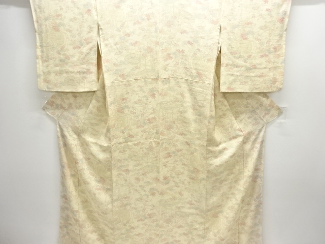 JAPANESE KIMONO / KOMON / FLORAL PLANTS